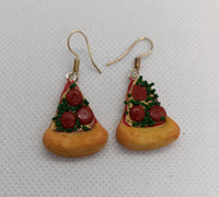 Pizza Earrings