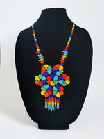 Large Multicolour Flower Necklace